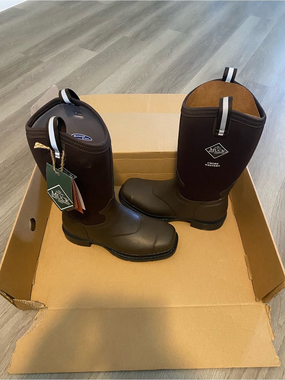 Muck Boot Company Men's Brown Rancher Waterproof Pull-On Boots